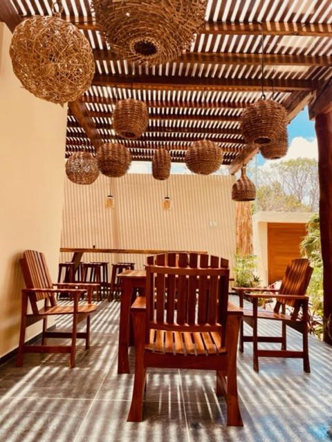 Hotel Manglar Suites Mahahual Exterior foto